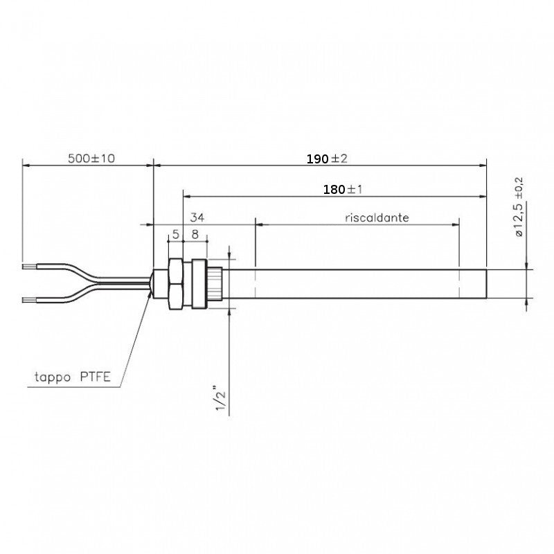 Resistenza di accensione 450 Watt